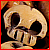 big fathead bone skull beads