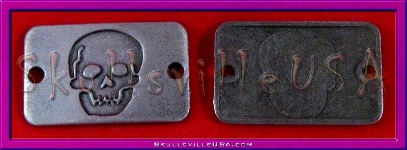 skull buckle charms