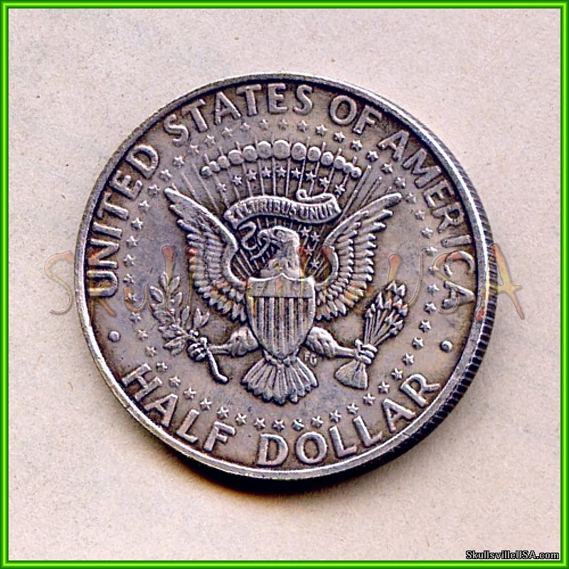 1964 hobo kennedy half dollar back