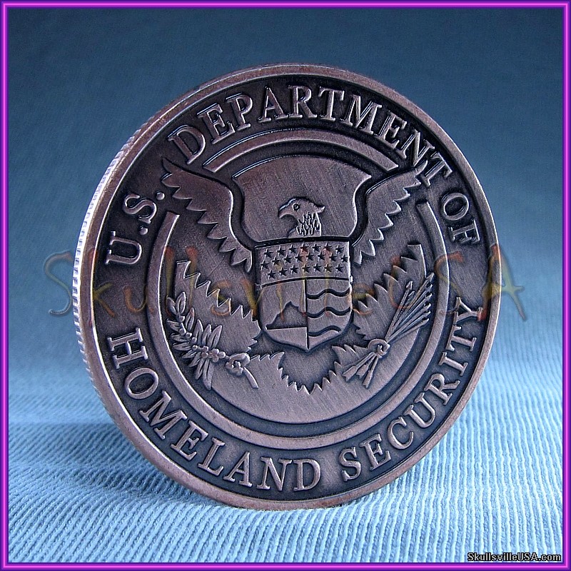 Department Of Homeland Security (DHS) Challenge Coin – Coins For Anything