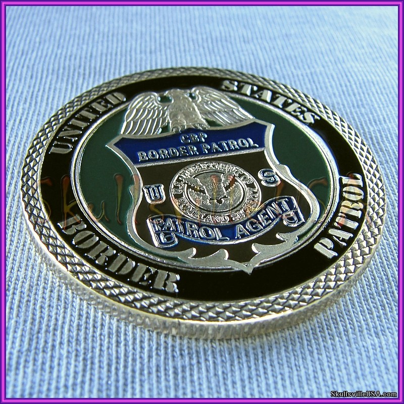 border patrol - homeland security - challenge coin